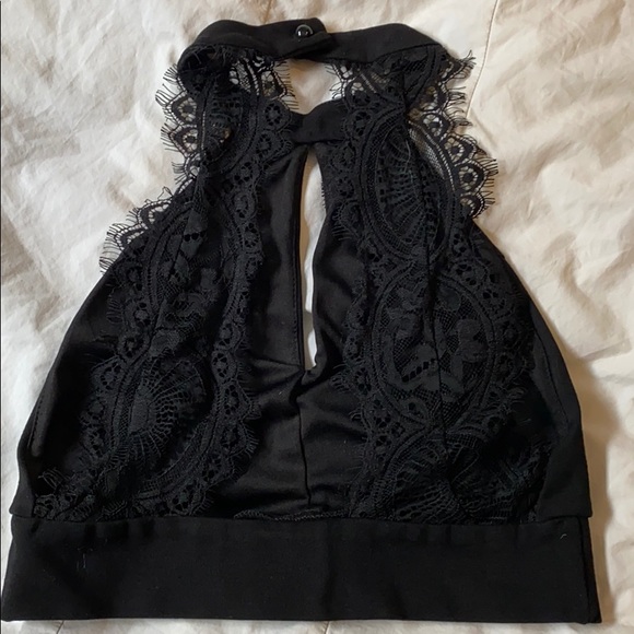 LULUS High Neck Crop Top - Picture 2 of 2